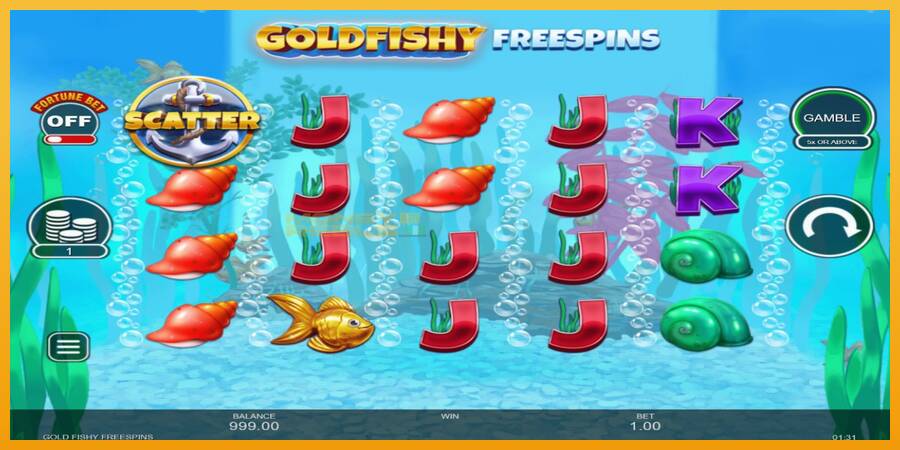 Gold Fishy Free Spins automat za igre na sreću, slika 2