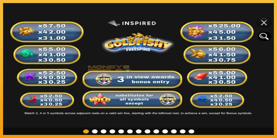 Gold Fishy Free Spins automat za igre na sreću, slika 4