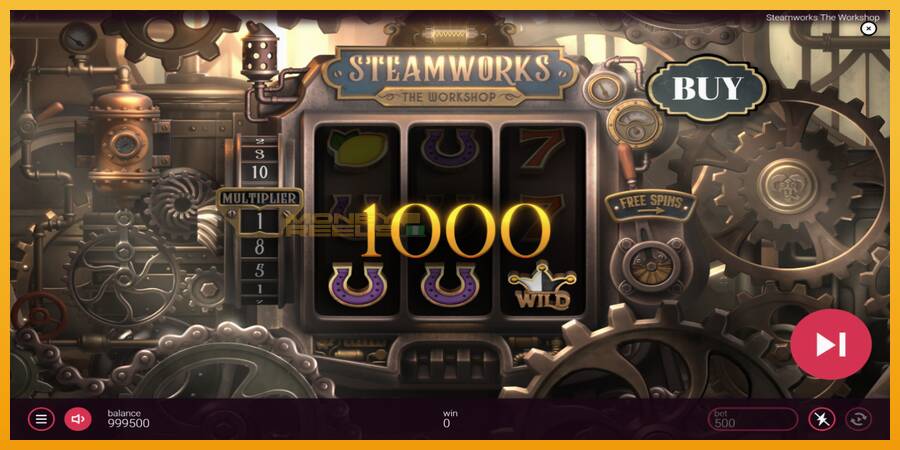 Steamworks - The Workshop automat za igre na sreću, slika 3