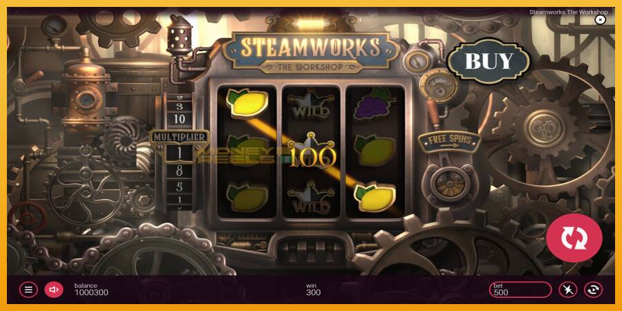 Steamworks - The Workshop automat za igre na sreću, slika 4