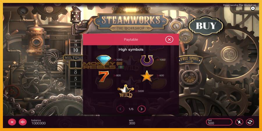 Steamworks - The Workshop automat za igre na sreću, slika 5