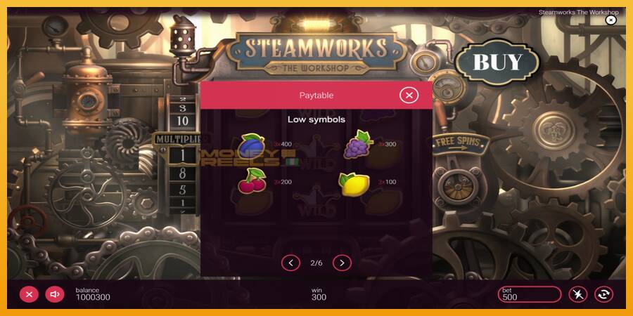 Steamworks - The Workshop automat za igre na sreću, slika 6