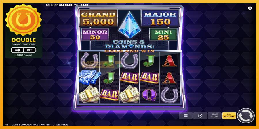 Coins & Diamonds: Hold and Win automat za igre na sreću, slika 2