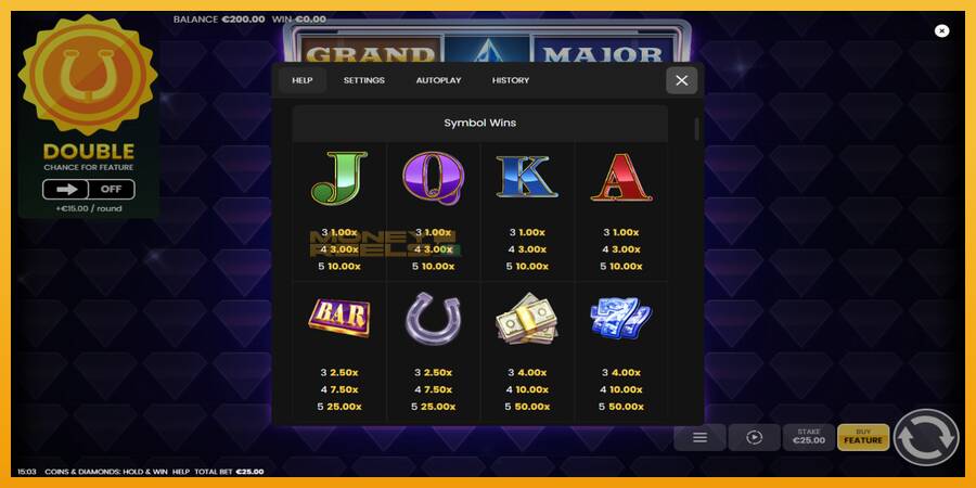 Coins & Diamonds: Hold and Win automat za igre na sreću, slika 5