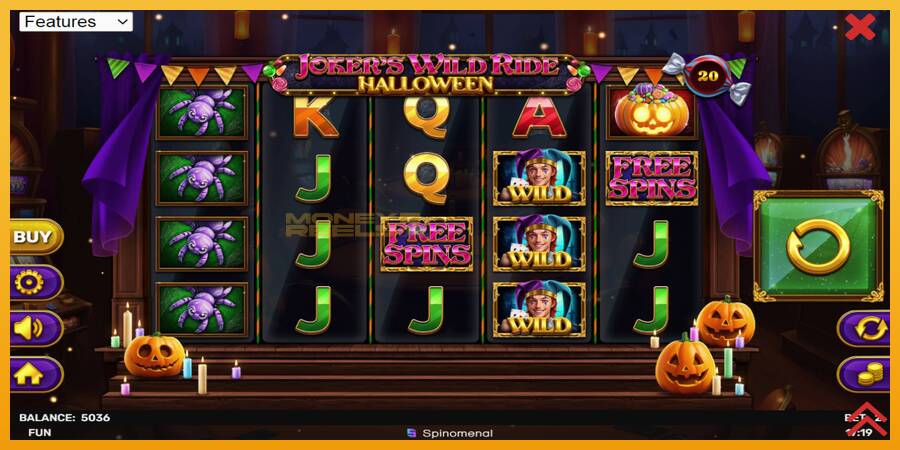 Jokers Wild Ride Halloween automat za igre na sreću, slika 2