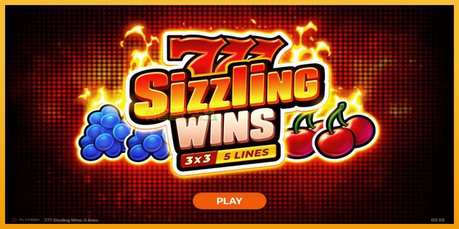 777 Sizzling Wins: 5 Lines automat za igre na sreću, slika 1