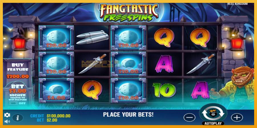 Fangtastic Freespins automat za igre na sreću, slika 2