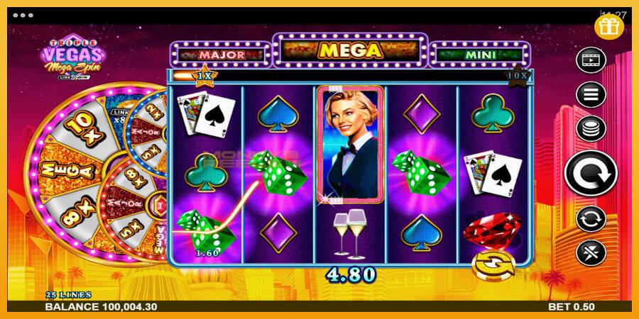 Triple Vegas Mega Spin automat za igre na sreću, slika 2