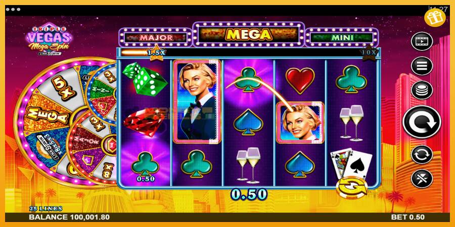 Triple Vegas Mega Spin automat za igre na sreću, slika 4