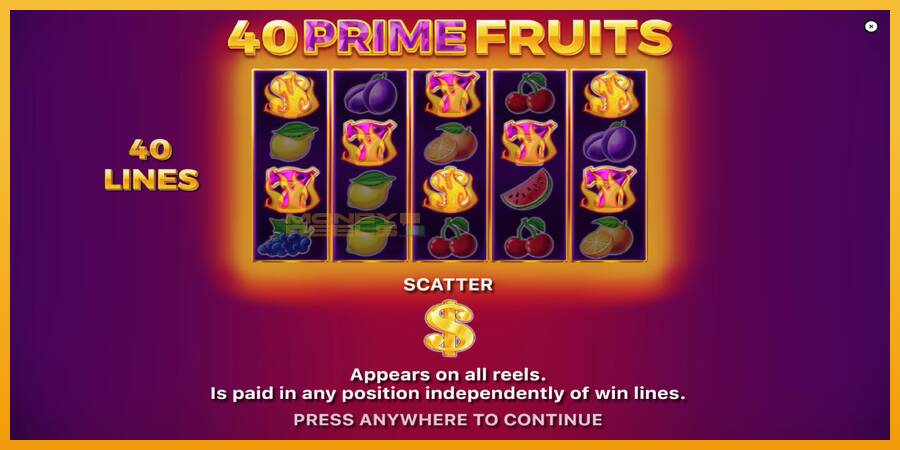 40 Prime Fruits automat za igre na sreću, slika 1