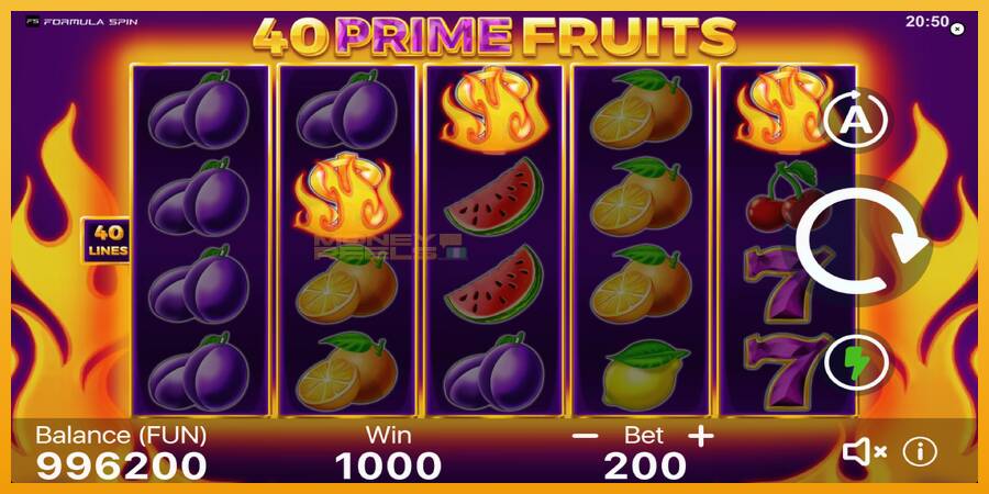 40 Prime Fruits automat za igre na sreću, slika 3