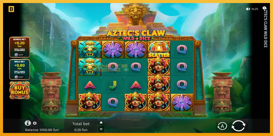 Aztecs Claw Wild Dice automat za igre na sreću, slika 1