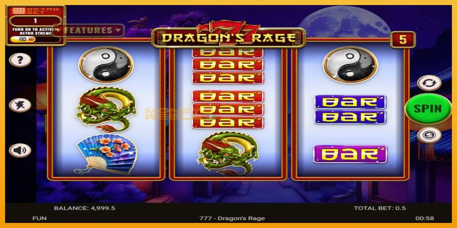 777 - Dragons Rage automat za igre na sreću, slika 2