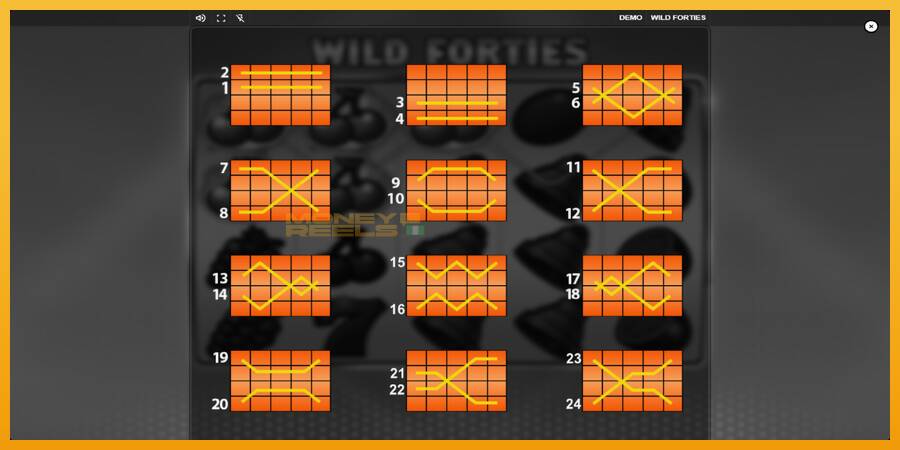 Wild Forties automat za igre na sreću, slika 6