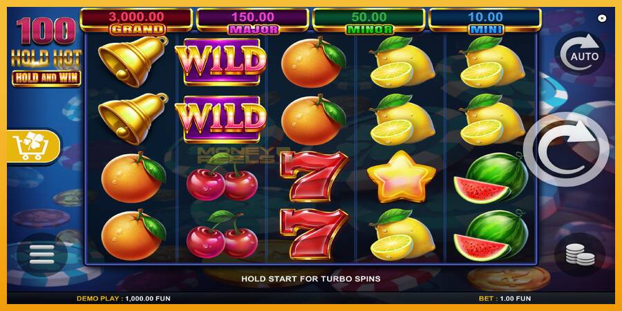 100 Hold Hot Hold and Win automat za igre na sreću, slika 2