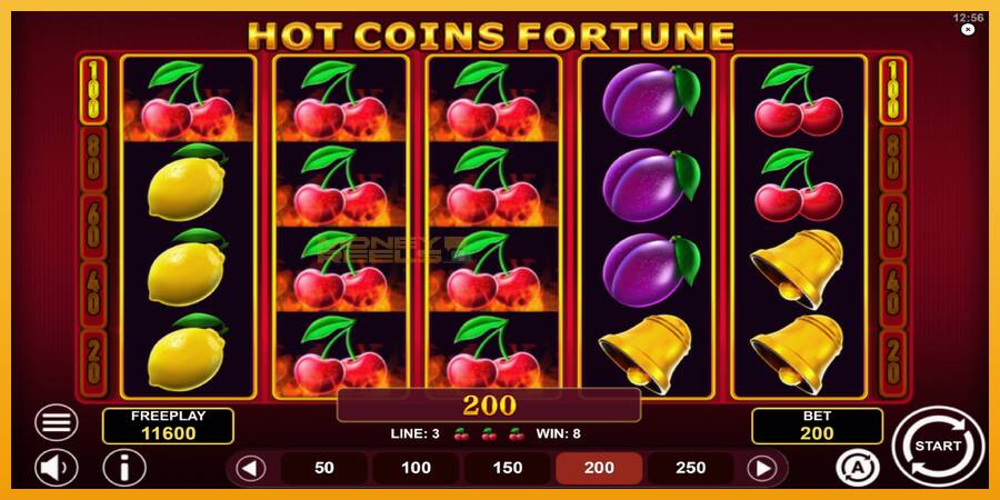 Hot Coins Fortune automat za igre na sreću, slika 3