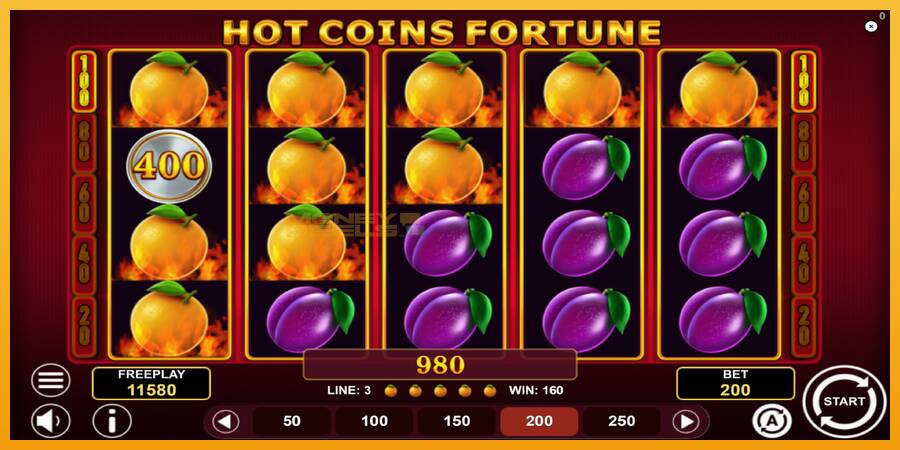 Hot Coins Fortune automat za igre na sreću, slika 4