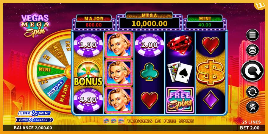 Vegas Mega Spin automat za igre na sreću, slika 1