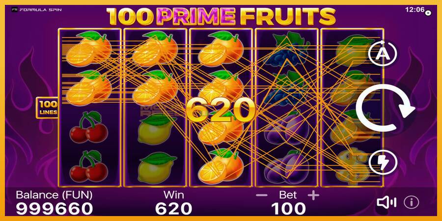 100 Prime Fruits automat za igre na sreću, slika 4