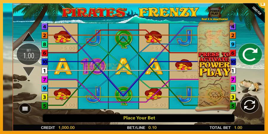 Pirates Frenzy automat za igre na sreću, slika 1