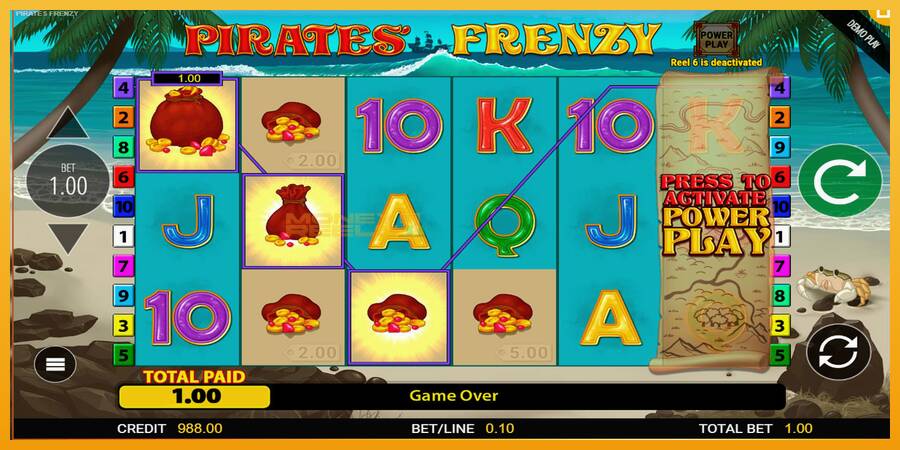 Pirates Frenzy automat za igre na sreću, slika 3