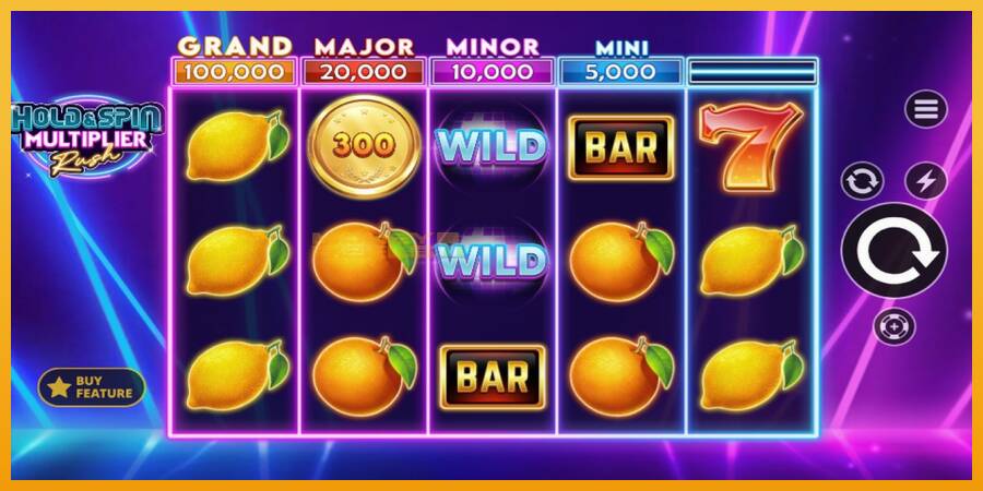 Hold & Spin Multiplier Rush automat za igre na sreću, slika 3