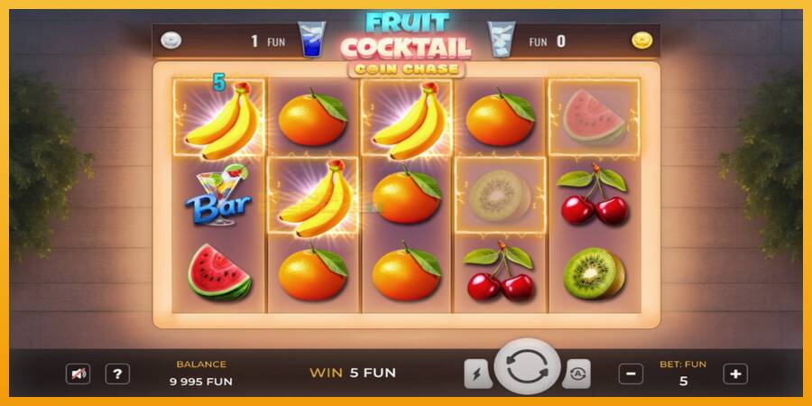 Fruit Cocktail Coin Chase automat za igre na sreću, slika 2