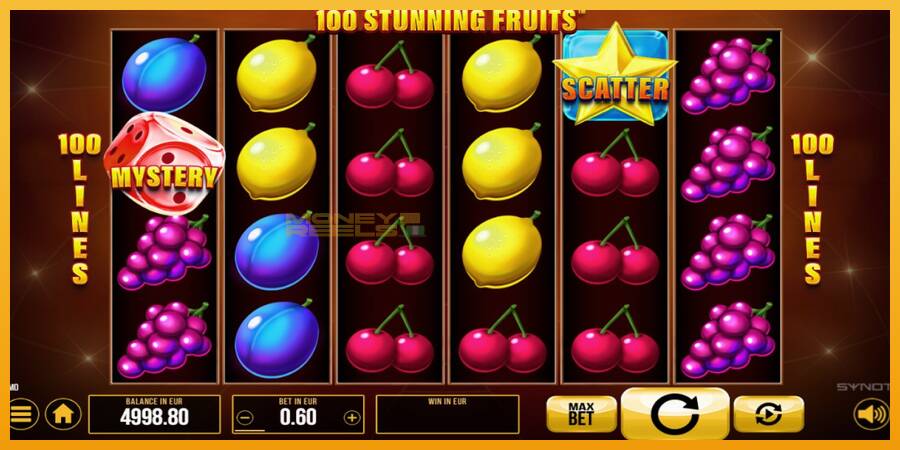 100 Stunning Fruits automat za igre na sreću, slika 2