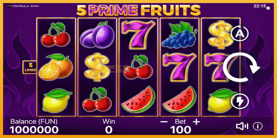 5 Prime Fruits automat za igre na sreću, slika 2