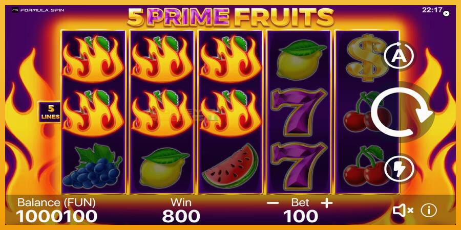 5 Prime Fruits automat za igre na sreću, slika 4