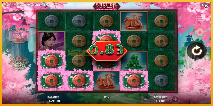 Sakura Fortune Epic Bloom automat za igre na sreću, slika 4