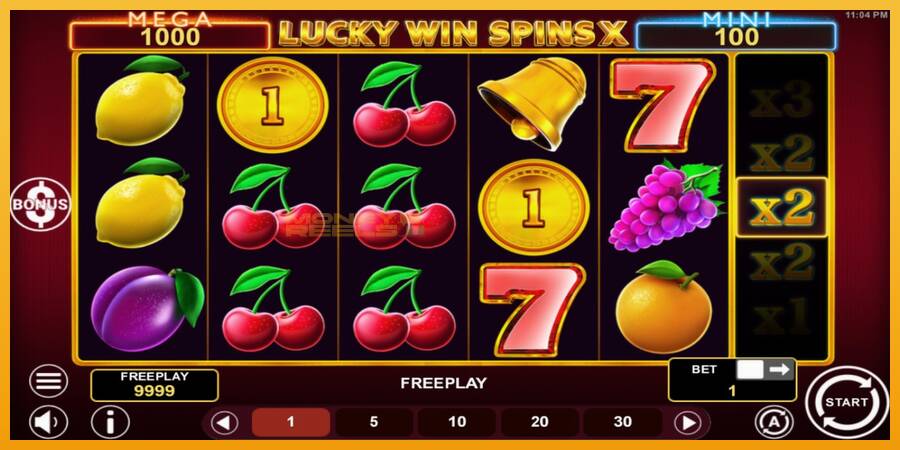 Lucky Win Spins X automat za igre na sreću, slika 2