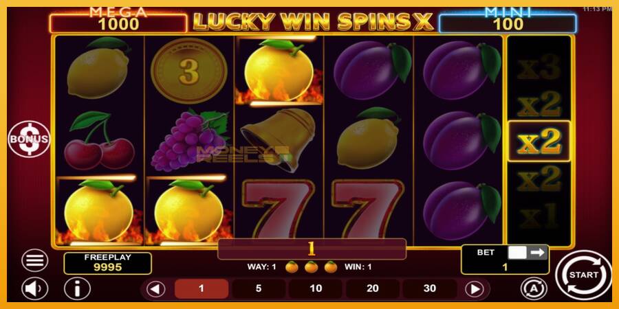 Lucky Win Spins X automat za igre na sreću, slika 3