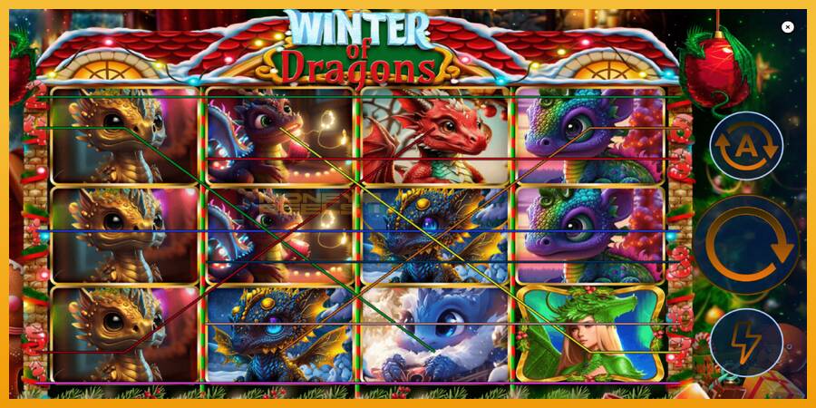 Winter of Dragons automat za igre na sreću, slika 1