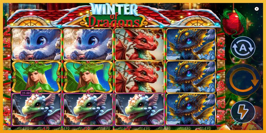 Winter of Dragons automat za igre na sreću, slika 4