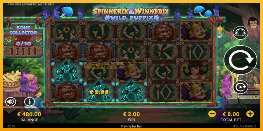 Spinnerix & Winnerix: Wild Puppix automat za igre na sreću, slika 3