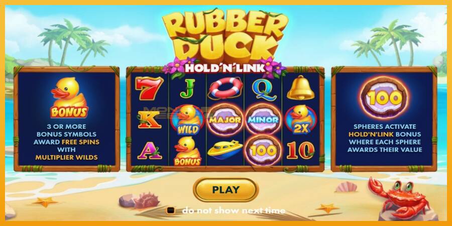 Rubber Duck Hold N Link automat za igre na sreću, slika 1