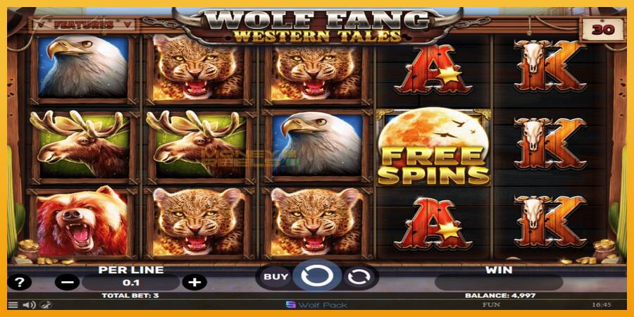 Wolf Fang - Western Tales automat za igre na sreću, slika 2