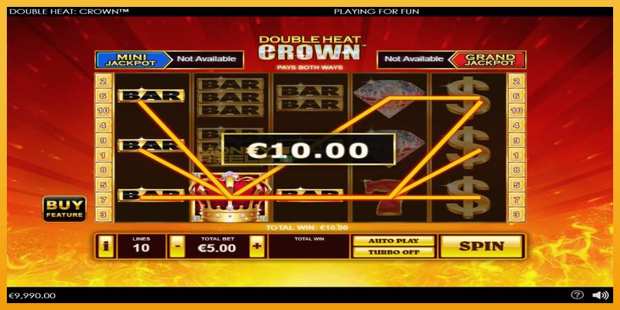 Double Heat: Crown automat za igre na sreću, slika 3