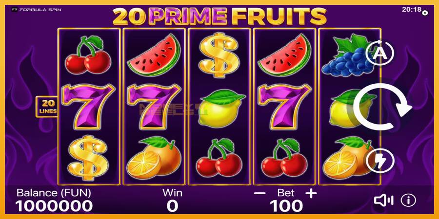 20 Prime Fruits automat za igre na sreću, slika 1