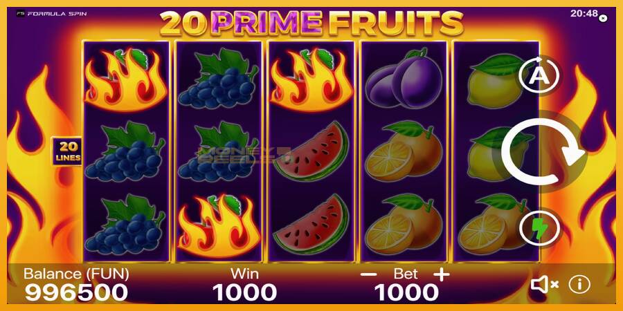 20 Prime Fruits automat za igre na sreću, slika 3