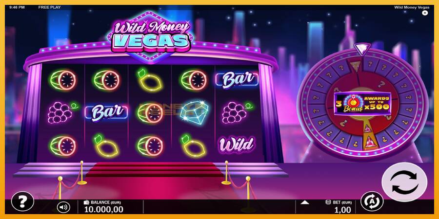 Wild Money Vegas automat za igre na sreću, slika 2