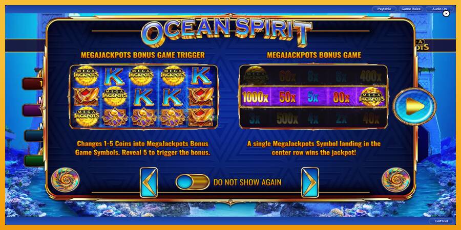 Ocean Spirit MegaJackpots automat za igre na sreću, slika 2