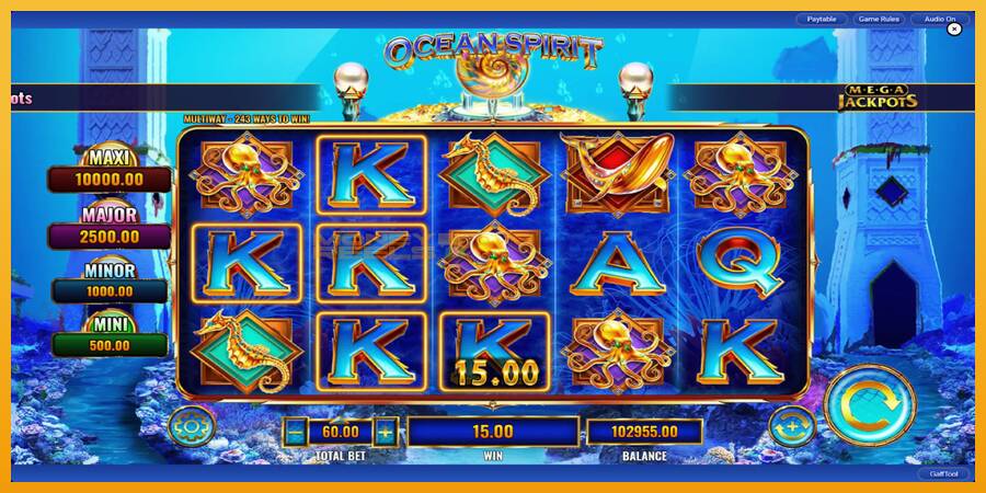 Ocean Spirit MegaJackpots automat za igre na sreću, slika 6