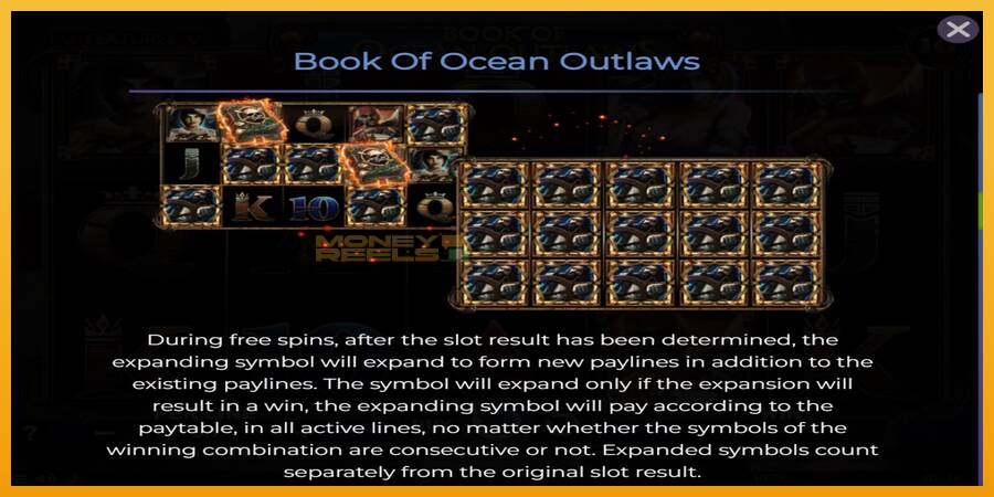 Book of Ocean Outlaws automat za igre na sreću, slika 5