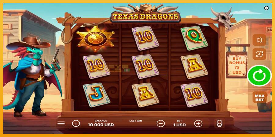 Texas Dragons automat za igre na sreću, slika 1