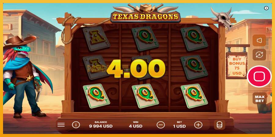 Texas Dragons automat za igre na sreću, slika 2