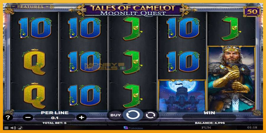 Tales of Camelot - Moonlit Quest automat za igre na sreću, slika 2