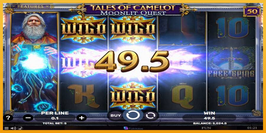 Tales of Camelot - Moonlit Quest automat za igre na sreću, slika 3