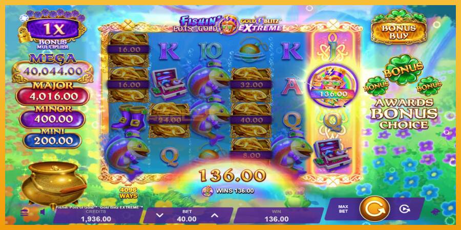 Fishin Pots of Gold: Gold Blitz Extreme automat za igre na sreću, slika 3